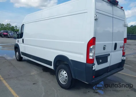 2020 Ram Promaster 3500 High Roof 159 Wb из США, поврежденный, VIN 3C6URVHG6LE110818